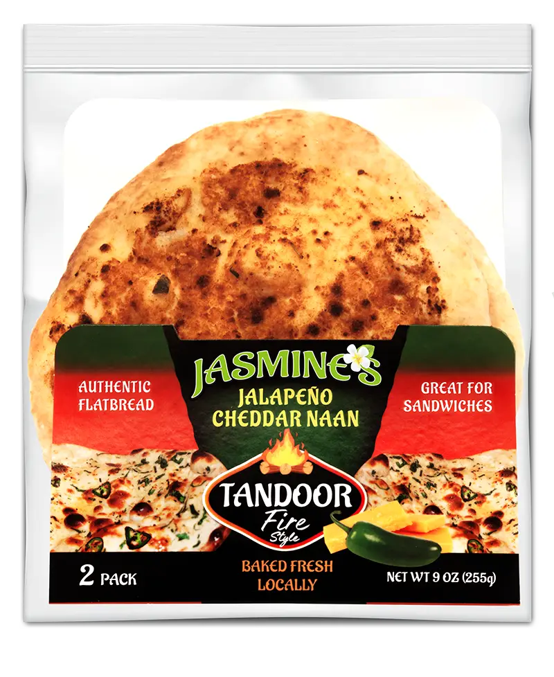 Jasmine's Jalapeno Cheddar Naan